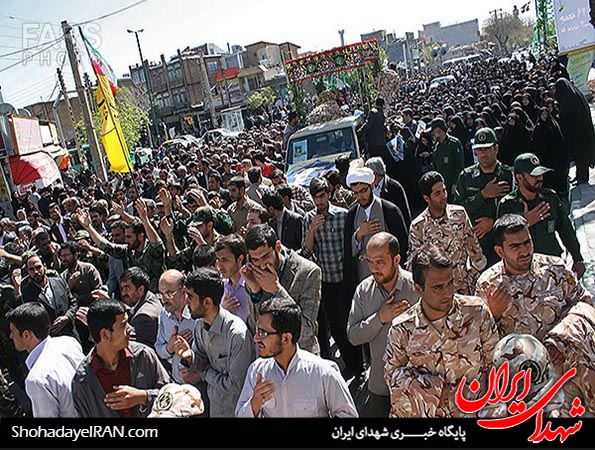 تشییع شهید مرتضی امینی پس از 27 سال