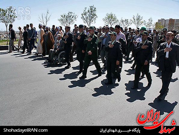 تشییع شهید مرتضی امینی پس از 27 سال