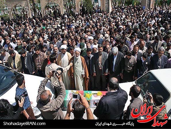تشییع شهید مرتضی امینی پس از 27 سال