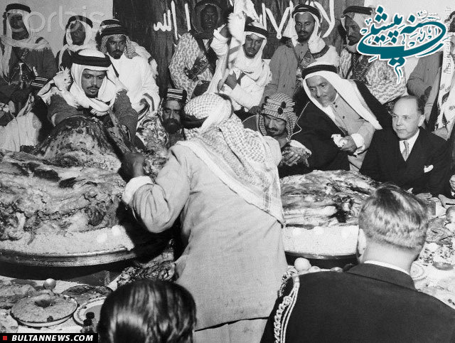 شترخوری ملک عبدالعزیز آل سعود شاه عربستان+عکس شترخوری ملک عبدالعزیز آل سعود شاه عربستان+عکس