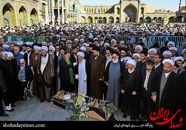 تصاویر/تشییع پیکر آیت الله انصاری شیرازی _ قم