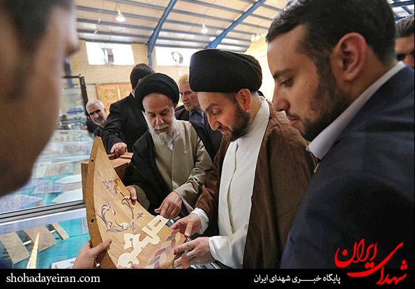 تصاویر/بازدید عمار حکیم از کارگاه ساخت حرمین عسکرییه؛ قم