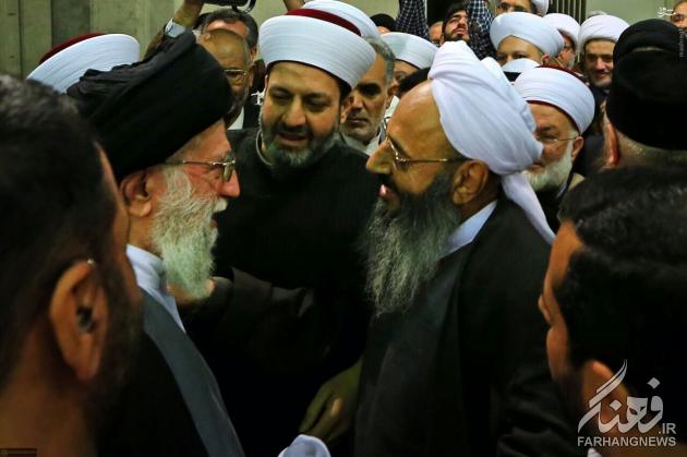 دیدار مولوی عبدالحمید با رهبر انقلاب +عکس