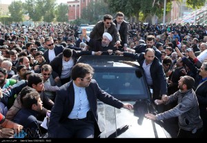 سفر احمدی نژاد و روحانی به بوشهر +تصاویر