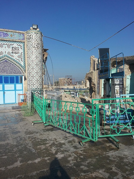 دیوار مقبره دانیال نبی (ع) فرو ریخت +تصاویر دیوار مقبره دانیال نبی (ع) فرو ریخت +تصاویر