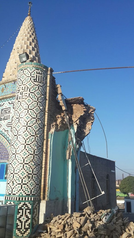دیوار مقبره دانیال نبی (ع) فرو ریخت +تصاویر دیوار مقبره دانیال نبی (ع) فرو ریخت +تصاویر