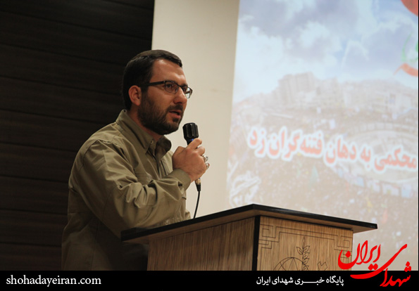 تصاویر/مراسم یادوآره 9 دی با سخنرانی سردار سعید قاسمی درسالن بسیج ناحیه کمیل خانی آبادنو