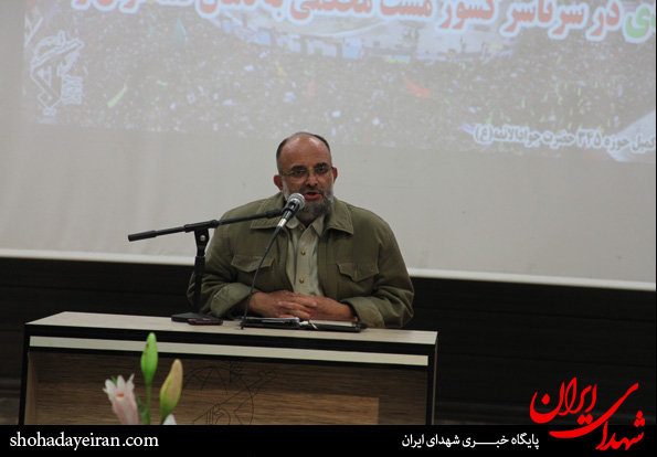 تصاویر/مراسم یادوآره 9 دی با سخنرانی سردار سعید قاسمی درسالن بسیج ناحیه کمیل خانی آبادنو