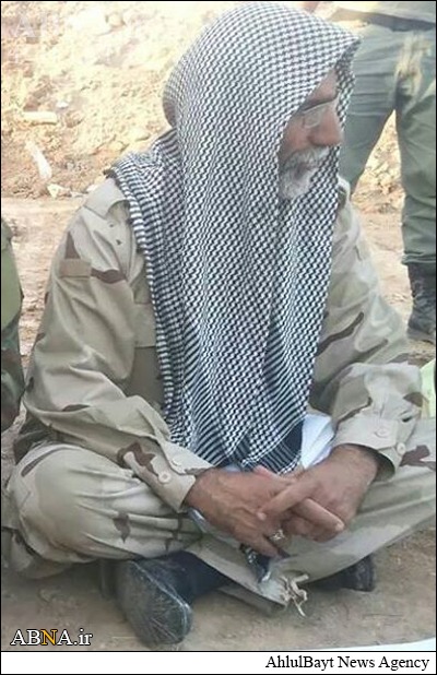 پیکر سردار حمید تقوی پس از شهادت + عکس