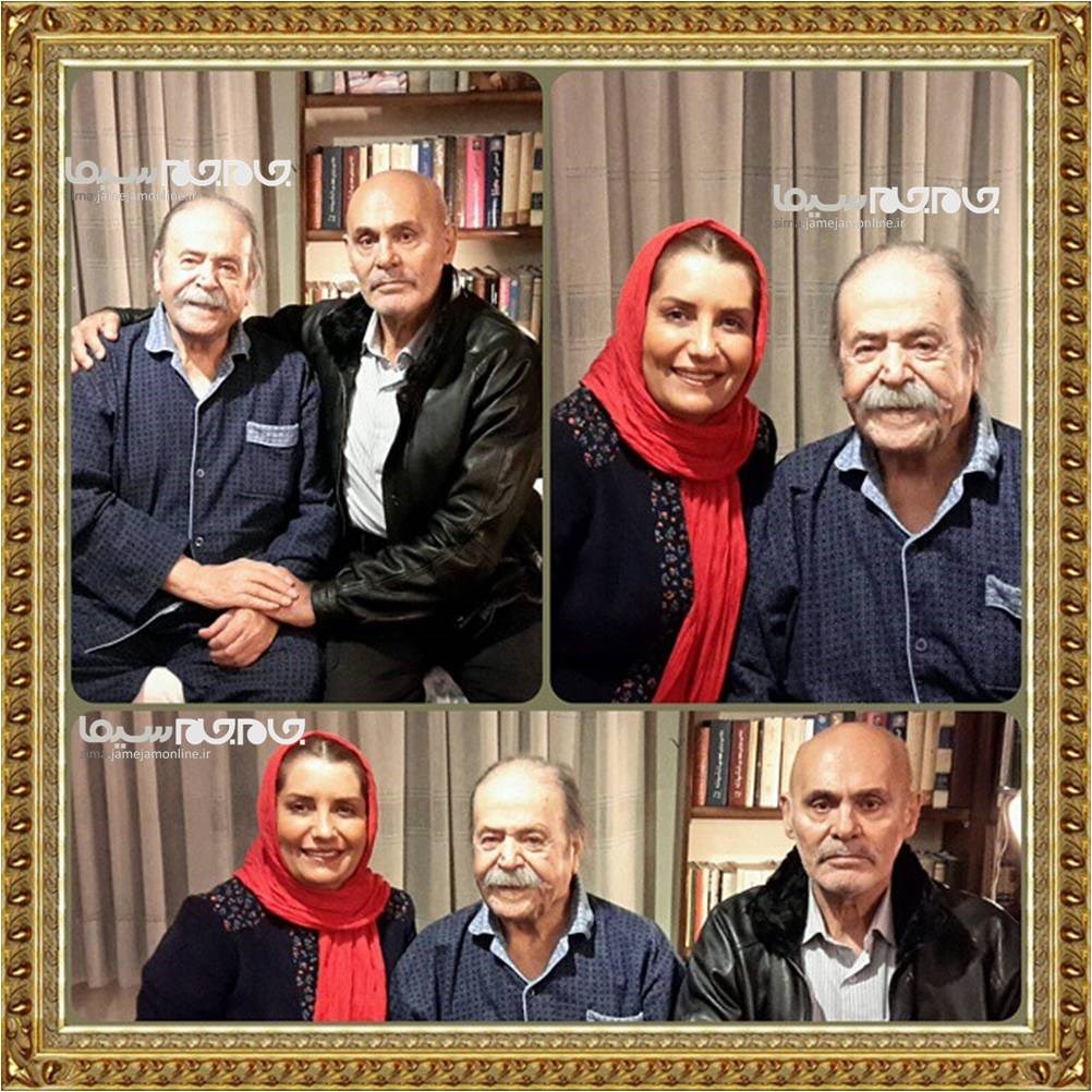 عیادت جمشیدهاشمپور از محمدعلی کشاورز+عکس عیادت جمشیدهاشمپور از محمدعلی کشاورز+عکس