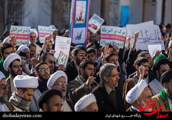 تصاویر/اعتراض طلاب به کاریکاتور موهن پیامبر(ص)