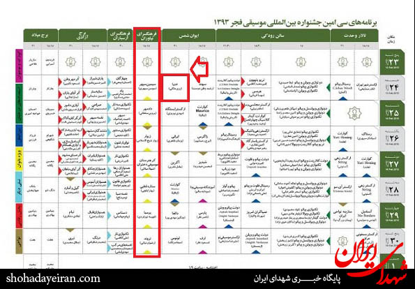 کنسرت تک خوانی خواننده زن در جشنواره فجر! کنسرت تک خوانی خواننده زن در جشنواره فجر!