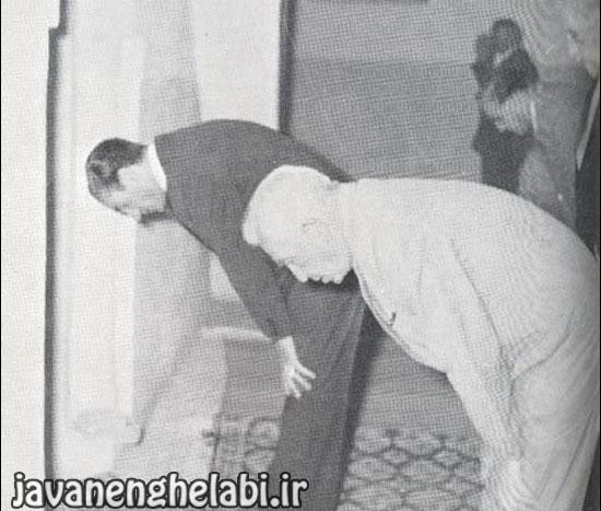نماز جماعت به امامت محمدرضا پهلوی!+عکس نماز جماعت به امامت محمدرضا پهلوی!+عکس