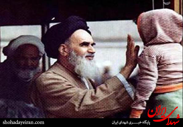 عکس/کودکان و امام خمینی (ره)