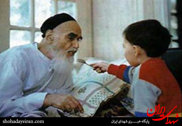 عکس/کودکان و امام خمینی (ره)
