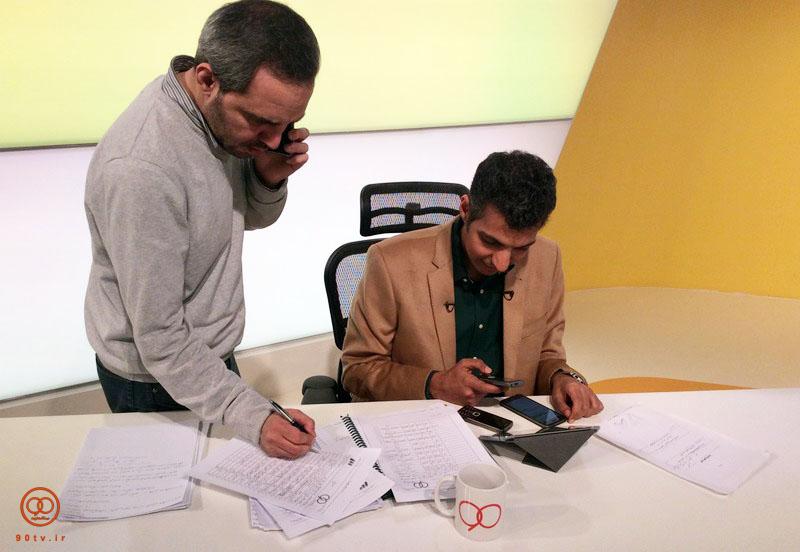 فعالیت فردوسی پور در پشت صحنه نود+عکس
