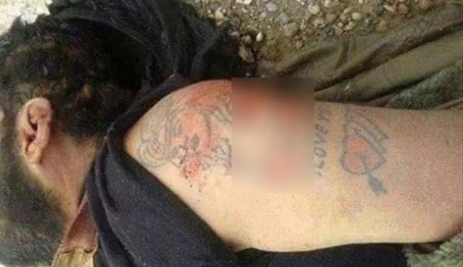 خالکوبی عجیب یک سرکرده داعش +عکس خالکوبی عجیب یک سرکرده داعش +عکس
