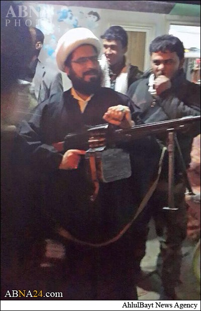 حضور فرزند یکی از مراجع تقلید در آزادسازی تکریت+عکس حضور فرزند یکی از مراجع تقلید در آزادسازی تکریت+عکس