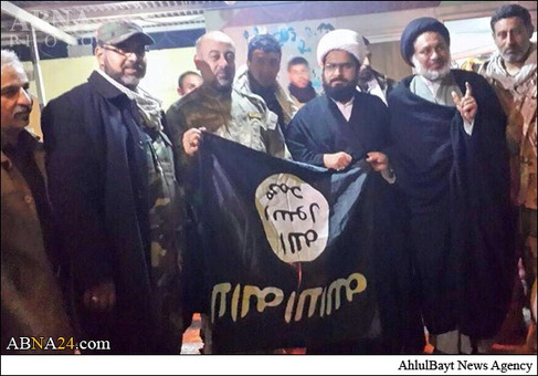 عکس/ فرزند مرجع تقلید در عملیات آزادسازی تکریت عکس/ فرزند مرجع تقلید در عملیات آزادسازی تکریت