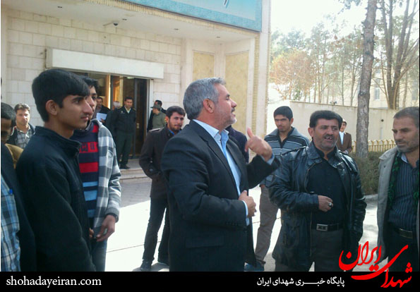 تجمع جانبازان کرمانی مقابل استانداری