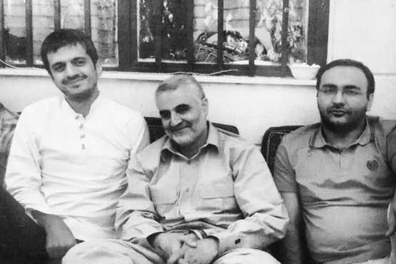 عکسی خاص از حاج قاسم با توضیحی دلنشین عکسی خاص از حاج قاسم با توضیحی دلنشین