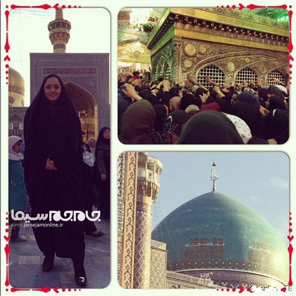 نرگس محمدی و رضارویگری در حرم امام ضا(ع)+ تصاویر نرگس محمدی و رضارویگری در حرم امام ضا(ع)+ تصاویر