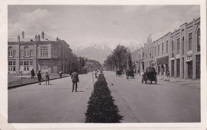 خیابان فردوسی تهران ۱۳۱۰/عکس