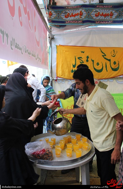 ایستگاههای صلواتی جشن نیمه شعبان