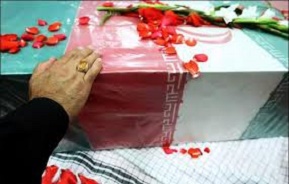 وداع با پیکر مطهر ۳ شهید گمنام در تهران وداع با پیکر مطهر ۳ شهید گمنام در تهران