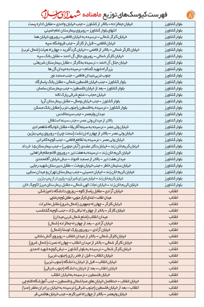 600 گیشه توزیع نشریه شهدای اسلام