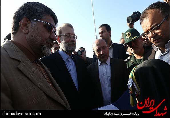 عیادت لاریجانی از جانبازان اعصاب و روان در شهریار