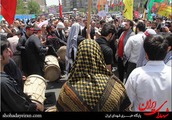 تصاویر/ حاشیه هایی از راهپیمایی روز قدس