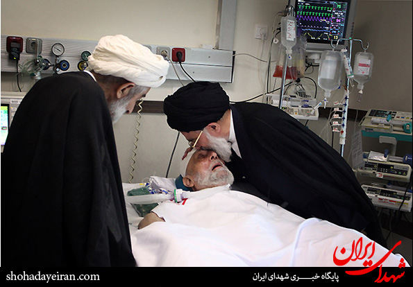 تصاویر/عیادت آیت الله شاهرودی از آیت الله مهدوی کنی