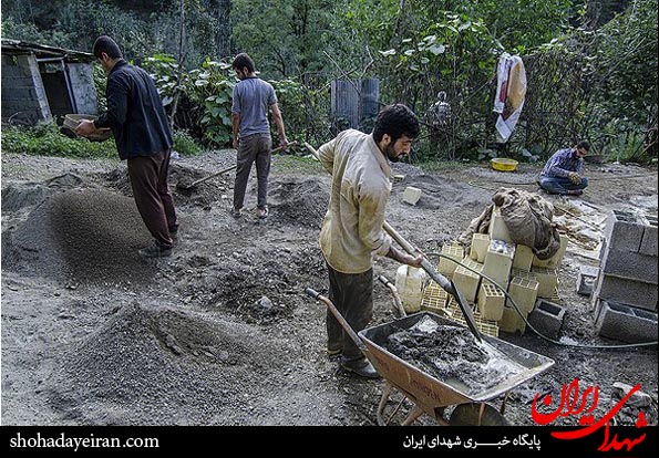 تصاویر/ بازسازی خانه یک شهید