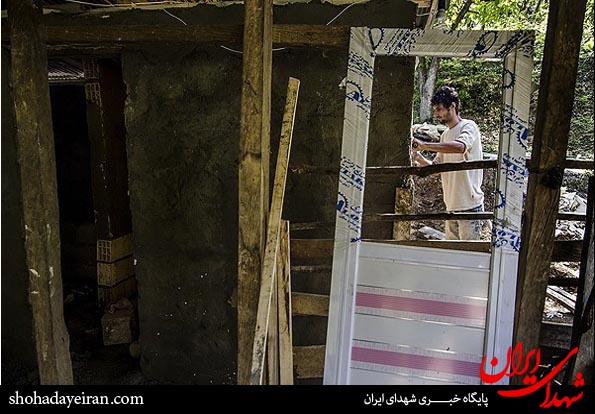 تصاویر/ بازسازی خانه یک شهید