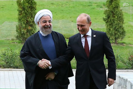 عکس/ استقبال پوتین از روحانی