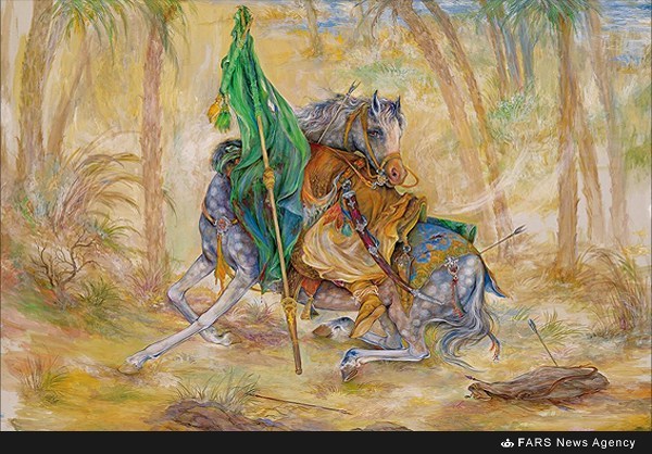 تابلوی حضرت ابوالفضل العباس(ع)/تصاویر تابلوی حضرت ابوالفضل العباس(ع)/تصاویر