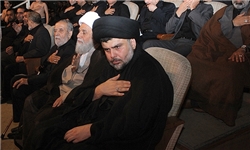 حضور مقتدا صدر در عزاداری سالار شهیدان در قم +عکس حضور مقتدا صدر در عزاداری سالار شهیدان در قم +عکس