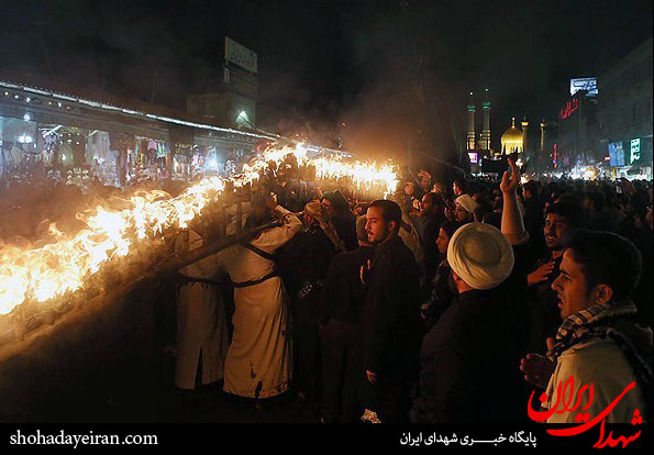 تصاویر/مشعل گردانی نجفی ها در قم