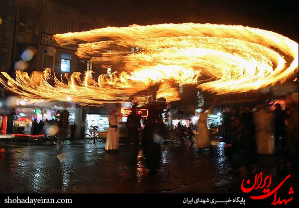 تصاویر/مشعل گردانی نجفی ها در قم