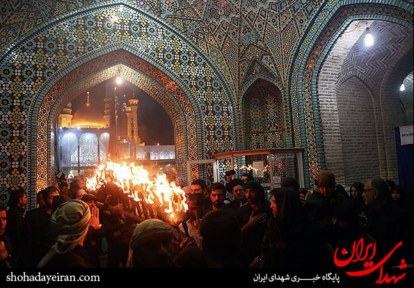 تصاویر/مشعل گردانی نجفی ها در قم