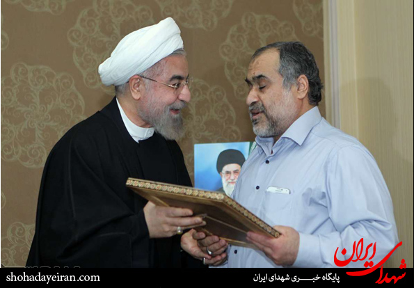 تصاویر/حضور روحانی در منزل شهیدان تهرانی مقدم
