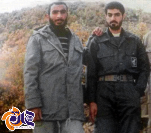 عکس یادگاری سردار سلیمانی با جانشینش عکس یادگاری سردار سلیمانی با جانشینش