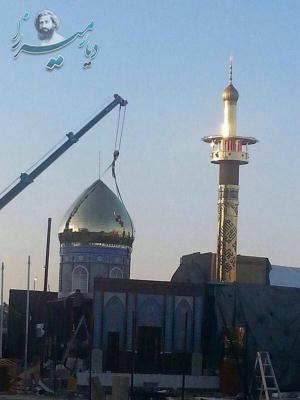 اهتزاز پرچم «یا حسین» در عربستان+عکس اهتزاز پرچم «یا حسین» در عربستان+عکس