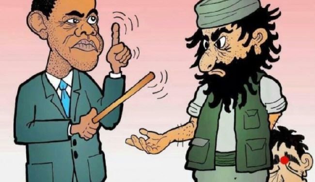 وقتي اوباما با يك داعشي روبهرو ميشود! وقتي اوباما با يك داعشي روبهرو ميشود!
