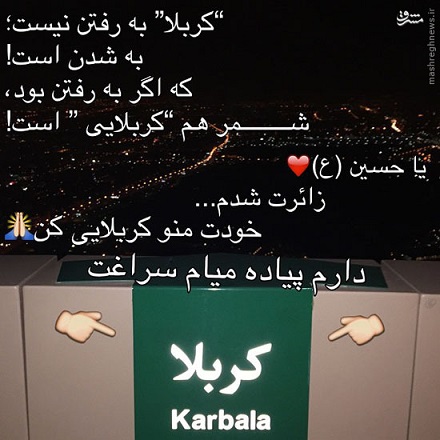 پیادهروی بازیگر جوان از نجف تا کربلا+عکس پیادهروی بازیگر جوان از نجف تا کربلا+عکس