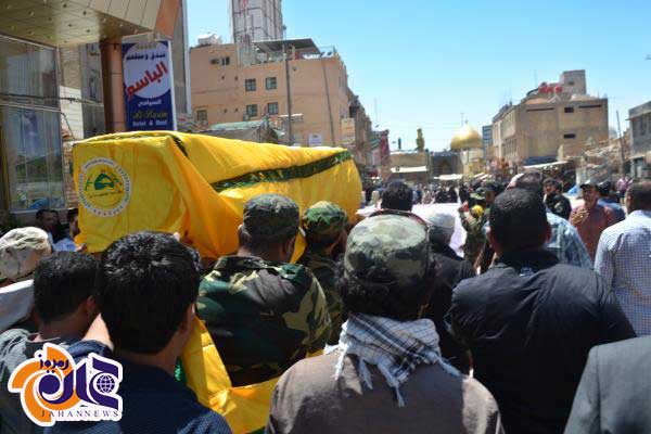 تشییع جنازه شهیدی که همنام تشییع جنازه شهیدی که همنام