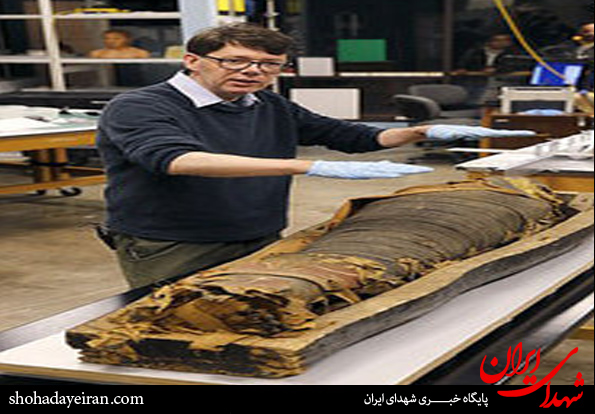 تصاویر/باز کردن تابوت مومیایی2500 ساله مصر