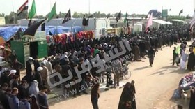 صف 30 کیلومتری نماز جماعت از کربلا تا نجف صف 30 کیلومتری نماز جماعت از کربلا تا نجف
