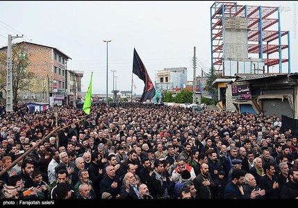 عکس/ تشییع پیکر شهدای گمنام در رامسر